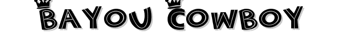 Bayou Cowboy font